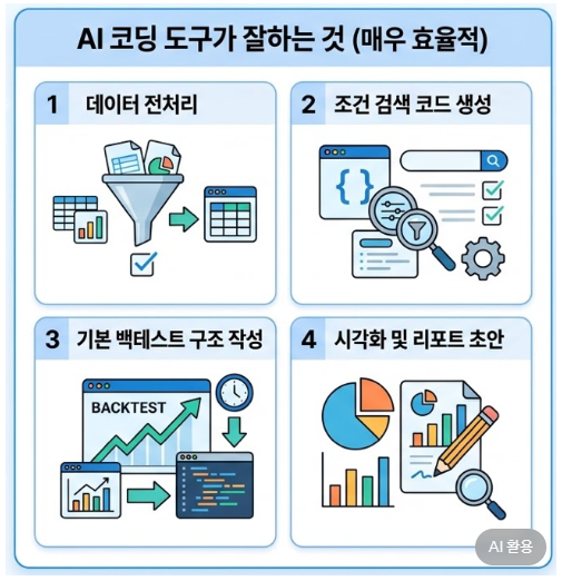 AI 코딩 도구가 잘하는 것